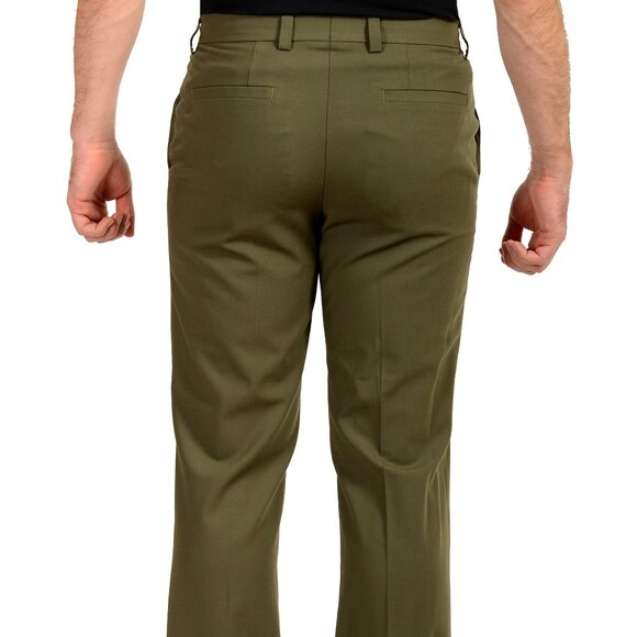 Hugo Boss Men's "Tom232X" Modern Fit Sage Green Wool Dress Pants US 32R IT 48 - Picture 3 of 4